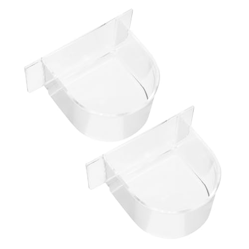 HOMOBABE 2 Stücke Accessoires für Vogelfuttertanks Vogelhäuschen im Freien füttern Kreis Vogelgeschirr für Käfig halb Vogelfutterfuttermittel Futtervogel Plastik Transparent HOMOBABE 2 Stücke Accessoires für Vogelfuttertanks Vogelhäuschen im Freien füttern Kreis Vogelgeschirr für Käfig halb Vogelfutterfuttermittel Futtervogel Plastik Transparent von HOMOBABE