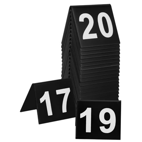 HOMOBABE 20 Stück Förmige Tischnummern Doppelseitige Tischnummernschilder aus Acryl für Hochzeiten Konferenzen und Empfänge Stabil und Leicht zu Reinigen HOMOBABE 20 Stück Förmige Tischnummern Doppelseitige Tischnummernschilder aus Acryl für Hochzeiten Konferenzen und Empfänge Stabil und Leicht zu Reinigen von HOMOBABE