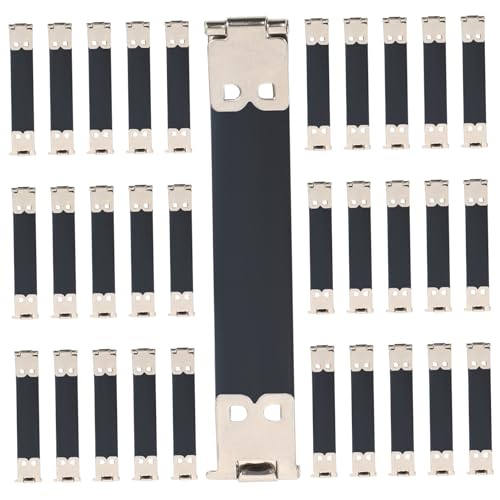 HOMOBABE 20 Stück Teiliges Metall Flexrahmen Handtaschenscharniere mit Federclip Langlebig und Flexibel für DIY Geldbörsen Münzbeutel Taschenherstellung und Reparatur Zufällige Farbe von HOMOBABE