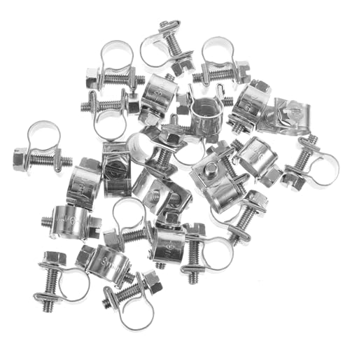 HOMOBABE 25 Stück Teiliges Schlauchklemmen aus Edelstahl Widerstandsfähige Kraftstoffleitung Schellen Korrosionsbeständig Temperatur Druckresistent Geeignet für Auto Landwirtschaft HOMOBABE 25 Stück Teiliges Schlauchklemmen aus Edelstahl Widerstandsfähige Kraftstoffleitung Schellen Korrosionsbeständig Temperatur Druckresistent Geeignet für Auto Landwirtschaft von HOMOBABE