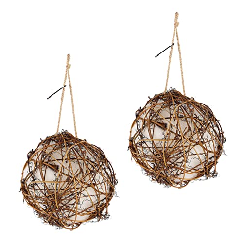 HOMOBABE 2stücke Vogelnest-materialball Für Outdoor-Hummingbird-nistplätze Multi-Zweck-vogelhaus Für Wildvögel Dekorativ Und Leicht Für Garten HOMOBABE 2stücke Vogelnest-materialball Für Outdoor-Hummingbird-nistplätze Multi-Zweck-vogelhaus Für Wildvögel Dekorativ Und Leicht Für Garten von HOMOBABE