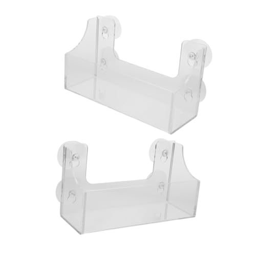 HOMOBABE 2Stücke Getränke Saugnäpfe Kühlschrank Organizer für Frische Getränke Platzsparend Installieren Vielseitig Einsetzbar für Kühlschranktüren und Lagerregale von HOMOBABE