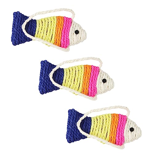 HOMOBABE 3 Stück Katzen Kratzbrett aus Sisal Kreatives Fischförmiges Kratzspielzeug für Kätzchen Fördert Gesunde Kratzgewohnheiten und Spielvergnügen Zufällige Farbe Zufällige Farbe HOMOBABE 3 Stück Katzen Kratzbrett aus Sisal Kreatives Fischförmiges Kratzspielzeug für Kätzchen Fördert Gesunde Kratzgewohnheiten und Spielvergnügen Zufällige Farbe Zufällige Farbe von HOMOBABE