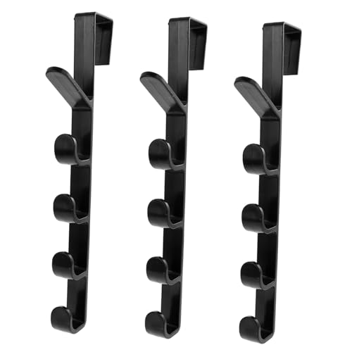 HOMOBABE 3 Stück Praktische Over door Hooks aus Robustem Abs Platzsparende Türhaken Fach Hakenleiste Vielseitig für Mäntel Handtücher Kleidung und Accessoires Einfache Montage ohne Bohren HOMOBABE 3 Stück Praktische Over door Hooks aus Robustem Abs Platzsparende Türhaken Fach Hakenleiste Vielseitig für Mäntel Handtücher Kleidung und Accessoires Einfache Montage ohne Bohren von HOMOBABE