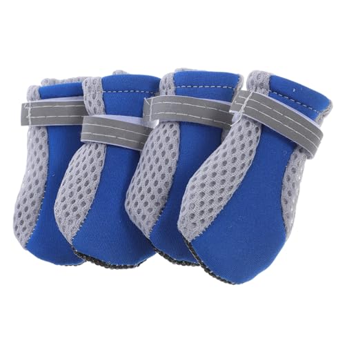 HOMOBABE 4 Stück Atmungsaktive Hundeschuhe aus Mesh rutschfeste Pfotenschutz Boots mit Weicher Sohle für Kleine Hunde für Outdoor Aktivitäten Wie Wandern Park und Strand Komfortabel und HOMOBABE 4 Stück Atmungsaktive Hundeschuhe aus Mesh rutschfeste Pfotenschutz Boots mit Weicher Sohle für Kleine Hunde für Outdoor Aktivitäten Wie Wandern Park und Strand Komfortabel und von HOMOBABE