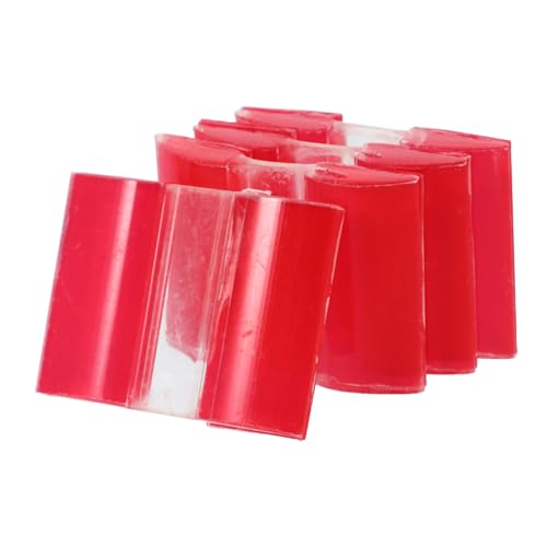 HOMOBABE 4 Stück Selbstklebende Klare Acryl Scharniere Einstellbare Transparente Scharniere für Türen Fenster Schränke Einfache Montage ohne Nägel oder Kleber von HOMOBABE
