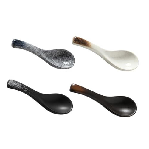 HOMOBABE 4 Stück Teiliges Keramik Suppenlöffel Retro Stil Kompakt und Leicht Spülmaschinenfest Ergonomischer Griff Vielseitig Einsetzbar für Restaurant Catering und Familienküche HOMOBABE 4 Stück Teiliges Keramik Suppenlöffel Retro Stil Kompakt und Leicht Spülmaschinenfest Ergonomischer Griff Vielseitig Einsetzbar für Restaurant Catering und Familienküche von HOMOBABE