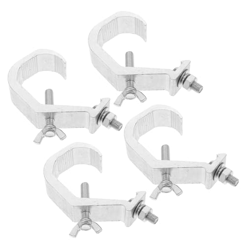HOMOBABE 4 Stück Truss Klemmen für Bühnenlichter Halterung für Moving Head Scheinwerfer Stage Lighting Robuste Lichtstativ Haken für Dj Theater Clubs HOMOBABE 4 Stück Truss Klemmen für Bühnenlichter Halterung für Moving Head Scheinwerfer Stage Lighting Robuste Lichtstativ Haken für Dj Theater Clubs von HOMOBABE