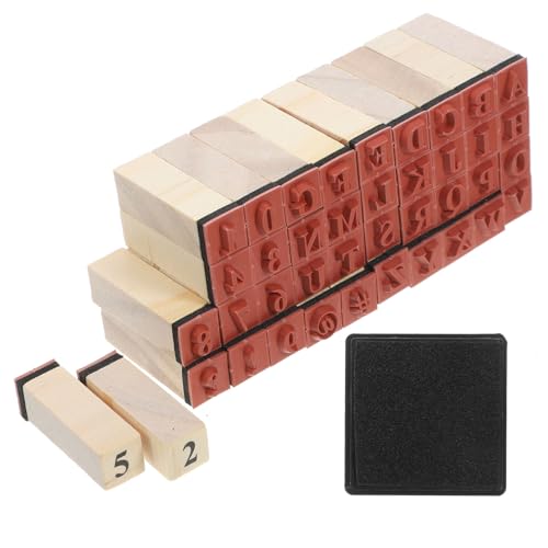 HOMOBABE 40 Stück Teiliges Holzstempel Buchstaben und Zahlen DIY Scrapbooking Zubehör Leicht Transportierbar für Tagebuch Karten und Kreative Bastelprojekte HOMOBABE 40 Stück Teiliges Holzstempel Buchstaben und Zahlen DIY Scrapbooking Zubehör Leicht Transportierbar für Tagebuch Karten und Kreative Bastelprojekte von HOMOBABE