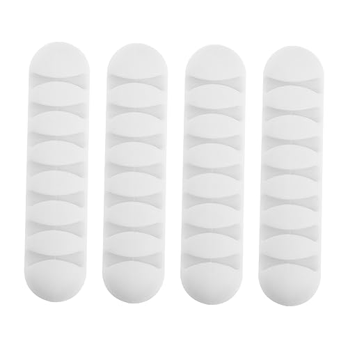 HOMOBABE 4Stücke Klebekabelhalter für Schreibtisch Selbstklebende Kabelorganisatoren zur Optimalen Datenkabel und Drahtorganisation für Zuhause und Büro HOMOBABE 4Stücke Klebekabelhalter für Schreibtisch Selbstklebende Kabelorganisatoren zur Optimalen Datenkabel und Drahtorganisation für Zuhause und Büro von HOMOBABE