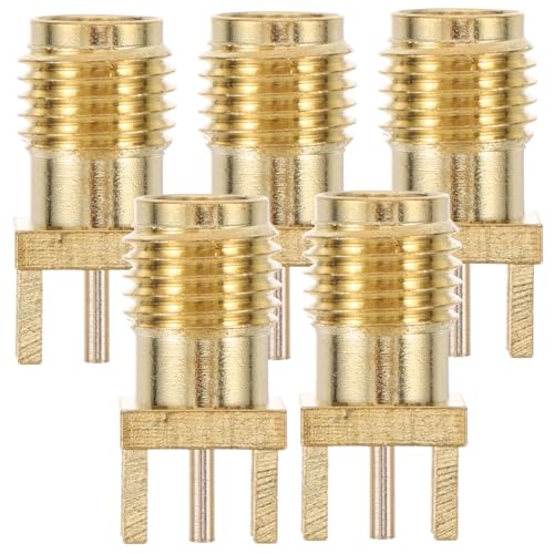 HOMOBABE 5 Stück Sma Koaxialstecker Pcb Kantenmontage Lötadapter Robuste Sma Verbindung für Kommunikations und Rundfunkanwendungen Hohe Kapazität Präzise Konstruktion Langlebig und HOMOBABE 5 Stück Sma Koaxialstecker Pcb Kantenmontage Lötadapter Robuste Sma Verbindung für Kommunikations und Rundfunkanwendungen Hohe Kapazität Präzise Konstruktion Langlebig und von HOMOBABE