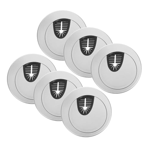 HOMOBABE 6stücke Kabelmanagement Grommet Runde Kabeldurchführung Für Schreibtisch Robuste Lochabdeckung Für Effektive Kabelorganisation Im Büro Und Home-Office von HOMOBABE