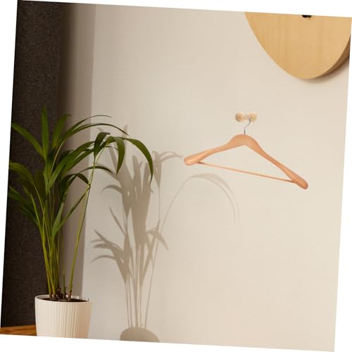 HOMOBABE 6 Stück Teiliges Holz Wandhaken mit Schrauben Natürliche Garderobenleiste für Mäntel Hüte Handtücher Platzsparend Vielseitig Nutzbar als Türhaken und Wandgarderobe von HOMOBABE