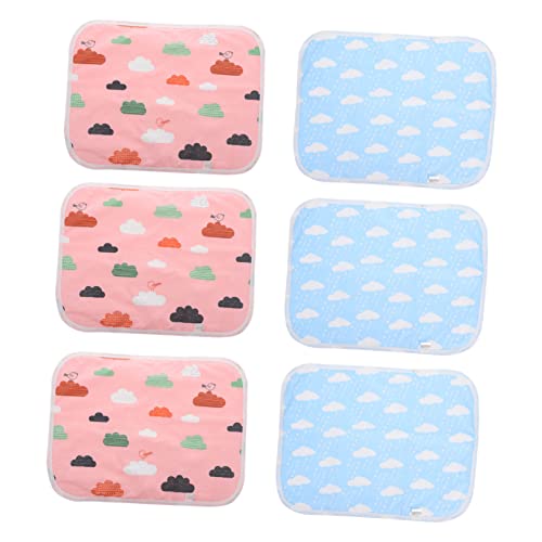 HOMOBABE 6 Stück Trainingsmatte für Haustiere Ausbildung Pads Matten waschbar Meerschweinchenkäfig drinnen Wurf Liner Haustierbett Haustiermatte Bett Oberfläche Baumwolle HOMOBABE 6 Stück Trainingsmatte für Haustiere Ausbildung Pads Matten waschbar Meerschweinchenkäfig drinnen Wurf Liner Haustierbett Haustiermatte Bett Oberfläche Baumwolle von HOMOBABE