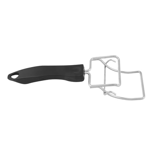 HOMOBABE Chromierter Greifer für Heiße Teller und Schüsseln für Airfryer Mikrowelle und Backofen Leichter Tragbarer und Eleganter Küchenutensil für Sicheres Bewegen von Geschirr von HOMOBABE
