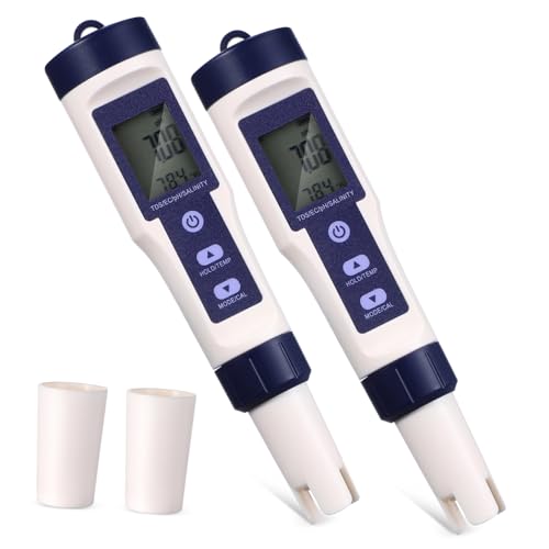 HOMOBABE Digital Wasserqualitätstester Tragbares Ph Ec Temperaturmessgerät für Präzise Wasseranalysen im Pool und Trinkwasser Batterie Einfach zu Bedienen HOMOBABE Digital Wasserqualitätstester Tragbares Ph Ec Temperaturmessgerät für Präzise Wasseranalysen im Pool und Trinkwasser Batterie Einfach zu Bedienen von HOMOBABE