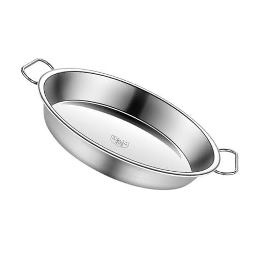 HOMOBABE Edelstahl Dampfgarer mit Griffen Dickwandiges Dampfgarschale für Reis Fisch Liangpi und Dim Sum Praktisches Küchenzubehör für Vielseitiges Dämpfen zu Hause HOMOBABE Edelstahl Dampfgarer mit Griffen Dickwandiges Dampfgarschale für Reis Fisch Liangpi und Dim Sum Praktisches Küchenzubehör für Vielseitiges Dämpfen zu Hause von HOMOBABE