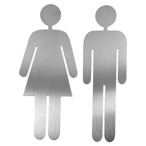 HOMOBABE Edelstahl Wc Türschild Männer Frauen Toiletten schild Rostfrei Langlebig Kreatives Design für Büro Restaurant Badezimmer Hinweis HOMOBABE Edelstahl Wc Türschild Männer Frauen Toiletten schild Rostfrei Langlebig Kreatives Design für Büro Restaurant Badezimmer Hinweis von HOMOBABE