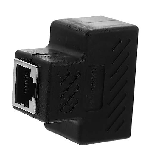 HOMOBABE Ethernet Splitter zu Kabeladapter Langlebiger Einfach zu Bedienen für Computer und Router Ermöglicht von Geräten mit Kabel von HOMOBABE