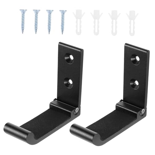 HOMOBABE Faltbare Wandhaken aus Aluminiumlegierung mit Schwammschutz Klappbare Kleiderhaken für Küche Bad Garderobe Platzsparende Wandhalterung ohne Bohren von HOMOBABE