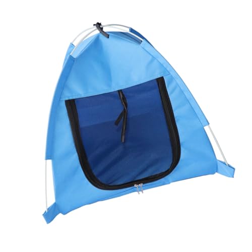 HOMOBABE Haustierzelt Für Hunde Und Katzen Zusammenklappbar Atmungsaktiv Tragbar Mit Reißverschluss Outdoor Haustierhaus Für Reisen Und Garten von HOMOBABE