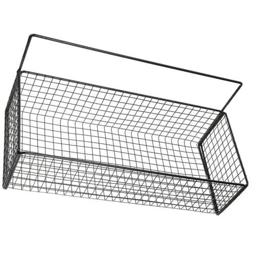 HOMOBABE Hängender Küchenaufbewahrungskorb Multifunktionaler Wandkorb aus Robustem Material für Gemüse und Obst Nagelfreies Design für Platzsparende Lagerung von HOMOBABE
