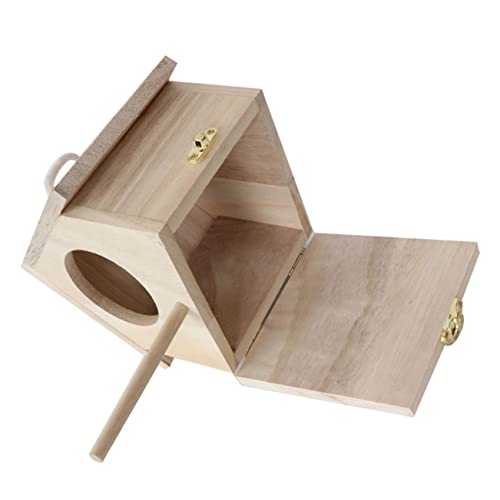 HOMOBABE Vogelhäuschen Aus Holz Für Garten Vogelnistkasten Mit Stabilem Boden Komfortabel Und Langlebig Für Vögel Zum Ausruhen Und Nisten HOMOBABE Vogelhäuschen Aus Holz Für Garten Vogelnistkasten Mit Stabilem Boden Komfortabel Und Langlebig Für Vögel Zum Ausruhen Und Nisten von HOMOBABE