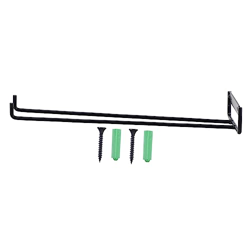 HOMOBABE Hängendes Weinglasregal Schwarze Metallhalterung für Weingläser Platzsparend für Küche Bar und Restaurant für Partys und Besondere Anlässe von HOMOBABE