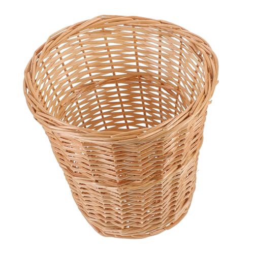 HOMOBABE Handgefertigter Weidenkorb Müllbehälter Umweltfreundlich Leicht Stilvolles Design Für Haushalt Wohnzimmer Schlafzimmer HOMOBABE Handgefertigter Weidenkorb Müllbehälter Umweltfreundlich Leicht Stilvolles Design Für Haushalt Wohnzimmer Schlafzimmer von HOMOBABE