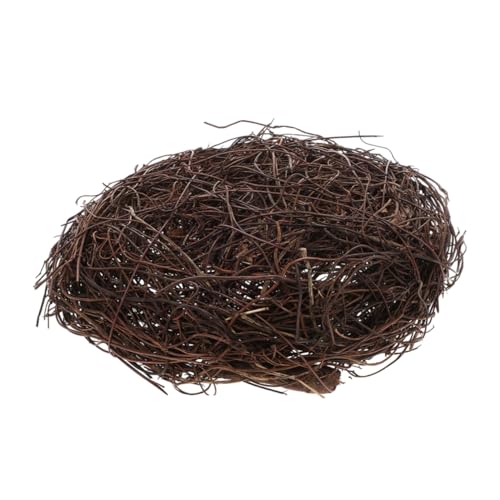 HOMOBABE Handgefertigtes Rattan Vogel Nest für Drinnen und Draußen Handgewebtes Vogel Nest Ornament für Garten und Wohnräume HOMOBABE Handgefertigtes Rattan Vogel Nest für Drinnen und Draußen Handgewebtes Vogel Nest Ornament für Garten und Wohnräume von HOMOBABE