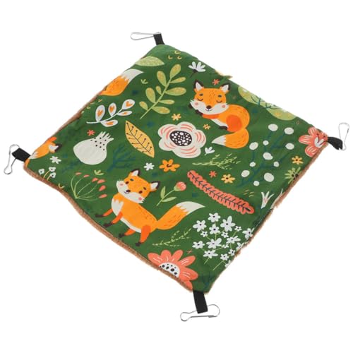 HOMOBABE Käfighängematte für Kleine Haustiere Warme Bequeme Hamster Hängematte aus Weichem Material für Meerschweinchen Ratten und Frettchen Hängend für Spiel und Schlafen HOMOBABE Käfighängematte für Kleine Haustiere Warme Bequeme Hamster Hängematte aus Weichem Material für Meerschweinchen Ratten und Frettchen Hängend für Spiel und Schlafen von HOMOBABE