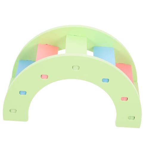 HOMOBABE Haustierspielzeug Regenbogenbrücke Meerschweinchen Klein Flexibel Haustiere Klettern Plattform Hamster Übung Brücke Haustierkäfigspielzeug Hellgrün Chevron-Brett HOMOBABE Haustierspielzeug Regenbogenbrücke Meerschweinchen Klein Flexibel Haustiere Klettern Plattform Hamster Übung Brücke Haustierkäfigspielzeug Hellgrün Chevron-Brett von HOMOBABE