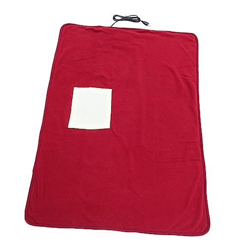 HOMOBABE Wärmende Haustiermatte Für Hunde Und Katzen USB-heizdecke Aus Polyester Leicht Und Tragbar Perfektes Zubehör Für Zuhause Oder Unterwegs Hunde Katzendecke in Weinrot Vielseitig HOMOBABE Wärmende Haustiermatte Für Hunde Und Katzen USB-heizdecke Aus Polyester Leicht Und Tragbar Perfektes Zubehör Für Zuhause Oder Unterwegs Hunde Katzendecke in Weinrot Vielseitig von HOMOBABE