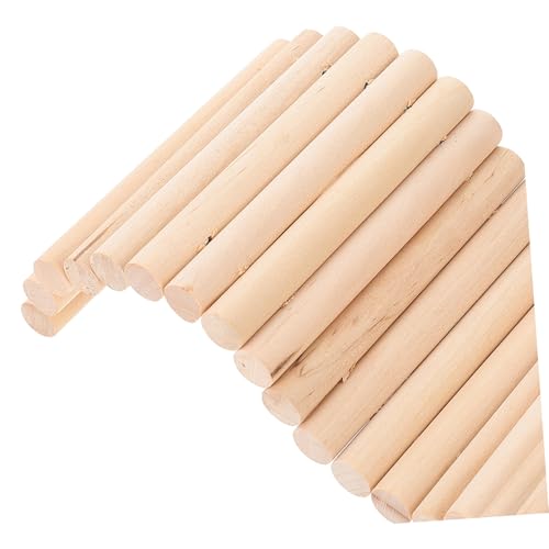 HOMOBABE Holzleiter für Hamster und Kleintiere Robustes Beißfestes Kletterspielzeug Kratzfest Stresslindernd Langlebig für Hamsterkäfig und Nagerplattform HOMOBABE Holzleiter für Hamster und Kleintiere Robustes Beißfestes Kletterspielzeug Kratzfest Stresslindernd Langlebig für Hamsterkäfig und Nagerplattform von HOMOBABE