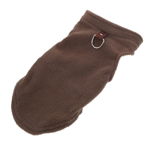 HOMOBABE Hundeweste Aus Fleece D-Ring Für Haustier Warme Winterweste Leicht Und Strapazierfähig Passend Für Außenbereich HOMOBABE Hundeweste Aus Fleece D-Ring Für Haustier Warme Winterweste Leicht Und Strapazierfähig Passend Für Außenbereich von HOMOBABE