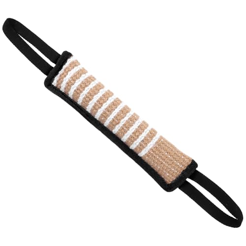 HOMOBABE Jute Beißkissen Hundespielzeug Robustes Zerrkissen für Große Hunde Interaktives Trainingsspielzeug Beißfest Langlebig zur Beschäftigung und Zahnpflege Geeignet von HOMOBABE