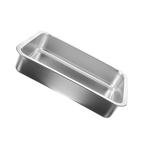 HOMOBABE Edelstahl Katzenklo Für Kleine Katzen Offene Tragbare Katzentoilette Aus Langlebigem Material Leicht Zu Reinigen Für Kätzchen von HOMOBABE