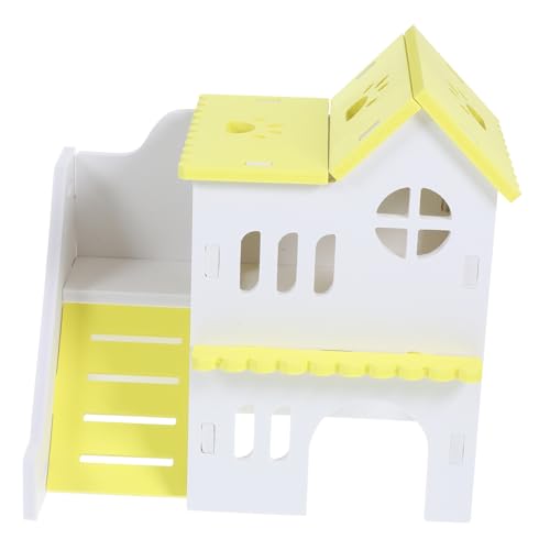 HOMOBABE Kleintier Versteckhaus aus Holz für Hamster Meerschweinchen und Chinchillas Farbige Villa für Sicheren Rückzugsort und Vielseitig Einsetzbar als Schlafplatz und Versteck für HOMOBABE Kleintier Versteckhaus aus Holz für Hamster Meerschweinchen und Chinchillas Farbige Villa für Sicheren Rückzugsort und Vielseitig Einsetzbar als Schlafplatz und Versteck für von HOMOBABE