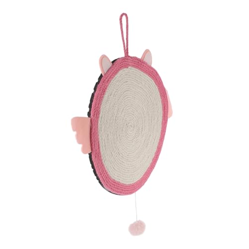 HOMOBABE Kratzmatte Katze Angel Form Kratzpad Robust Dekorativ Wandhängend Katzen Kratzbrett Möbel Schutz von HOMOBABE