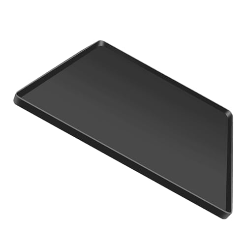 HOMOBABE Mini Kühlschrank Silikonmatte mit Erhöhtem Rand Tropfmatte für Waschmaschine Schützt Böden vor Lecks und Verschüttungen Schwarz von HOMOBABE