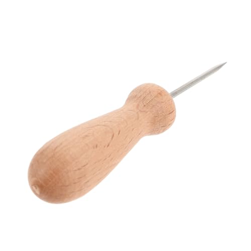 HOMOBABE Modellierwerkzeug mit Ergonomischem Buchenholzgriff Präziser Skulptur Nadel für Weiche Tonarbeiten Vielseitiges und Schnitzwerkzeug für Details von HOMOBABE