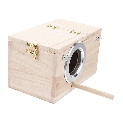 HOMOBABE Nistkasten für Wildvögel aus Holz Kleiner Nistplatz für Wellensittiche und Singvögel Wetterfest und Langlebig für Garten und Beobachtungen HOMOBABE Nistkasten für Wildvögel aus Holz Kleiner Nistplatz für Wellensittiche und Singvögel Wetterfest und Langlebig für Garten und Beobachtungen von HOMOBABE
