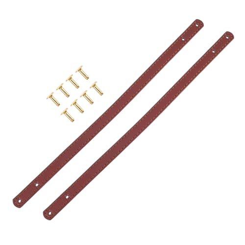 HOMOBABE Handtaschengurt Ersatz Aus Pu-Leder Lang Mit Nieten Für Handtaschengriffe Taschenaccessoire Und Taschenzubehör von HOMOBABE