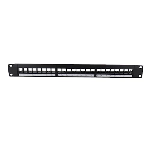 HOMOBABE Patchpanel Ports Ungeschirmtes Ethernet Stanzpanel für Netzwerkgeräte Hitzebeständig Rostfreies Material Installieren Kompatibel HOMOBABE Patchpanel Ports Ungeschirmtes Ethernet Stanzpanel für Netzwerkgeräte Hitzebeständig Rostfreies Material Installieren Kompatibel von HOMOBABE
