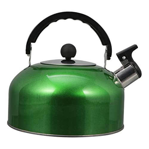 HOMOBABE Pfeifender Teekessel aus Hitzebeständiger Wasserkocher für Gas und Induktionsherde Komfortable Handhabung Sicheres und Langlebiges Material von HOMOBABE