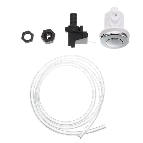 HOMOBABE Pneumatischer Druckknopf für und Spa Robuster Luftschalter für Müllentsorgung 16 A/Aus Druckschalter Benutzerfreundliches Design Langlebig aus Kunststoff und Metall HOMOBABE Pneumatischer Druckknopf für und Spa Robuster Luftschalter für Müllentsorgung 16 A/Aus Druckschalter Benutzerfreundliches Design Langlebig aus Kunststoff und Metall von HOMOBABE