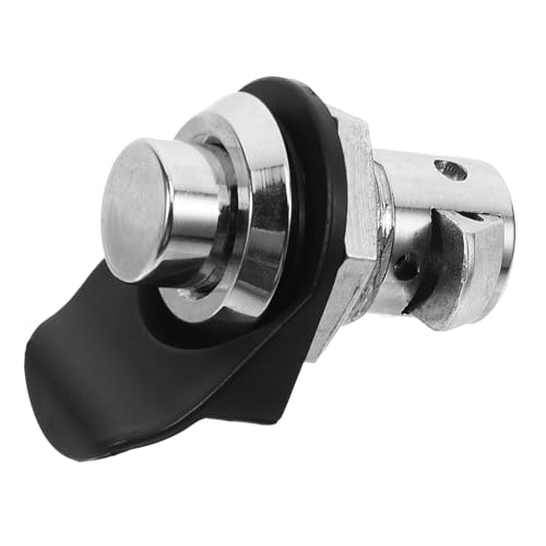 HOMOBABE Push Button Latch mit Blossom Pin Zylinder Druckresistent Langlebig aus Zinklegierung Schnelle Bedienung Vielseitig für Bootsriegel und Aufbewahrungsbox Elektro und von HOMOBABE