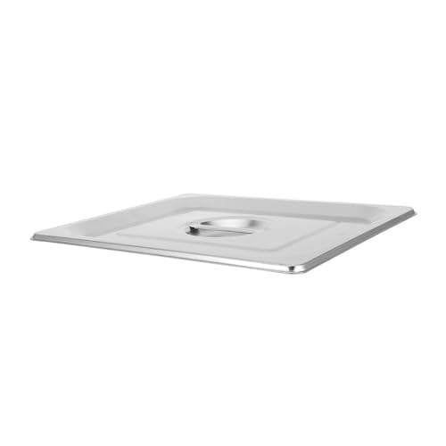 HOMOBABE Heavy Duty Edelstahl Deckel Für Rechteckige Pfannen Langlebig Leicht Zu Reinigen Für Gastronomie Cafeterias Und Catering Schützt Vor Verschütten Und Hält Lebensmittel Frisch HOMOBABE Heavy Duty Edelstahl Deckel Für Rechteckige Pfannen Langlebig Leicht Zu Reinigen Für Gastronomie Cafeterias Und Catering Schützt Vor Verschütten Und Hält Lebensmittel Frisch von HOMOBABE