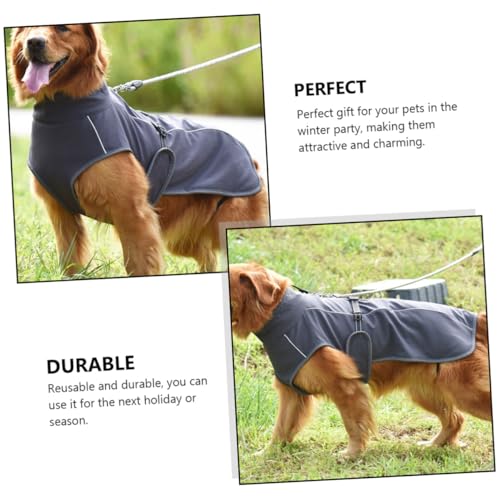 HOMOBABE Reflektierende Hundeweste XL Winddicht Polyester Wintermantel für Große Hunde Komfortabler Sportmantel für Labrador und Haustiere HOMOBABE Reflektierende Hundeweste XL Winddicht Polyester Wintermantel für Große Hunde Komfortabler Sportmantel für Labrador und Haustiere von HOMOBABE