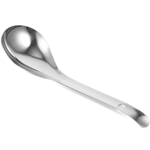 HOMOBABE Reislöffel Hitzebeständiger Küchensuppenlöffel Wiederverwendbar Pflegeleicht Reis Suppe Ramen Exquisites Design von HOMOBABE